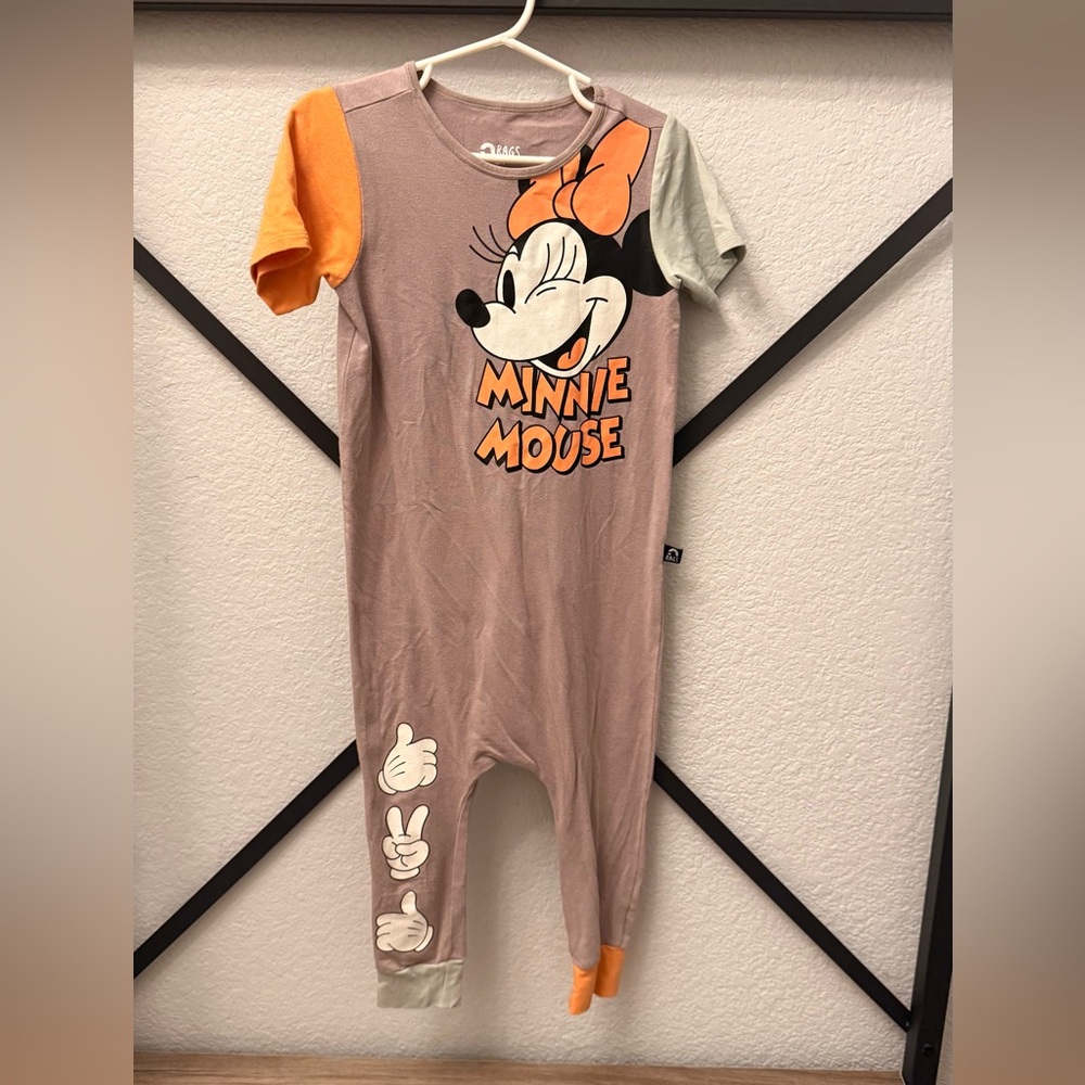 Rags to Raches Disney Minnie Mouse Romper 3T/4T